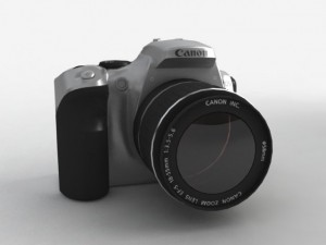 canon eos 300d 3D Модель