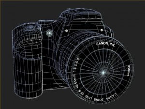 canon eos 300d 3D Модель