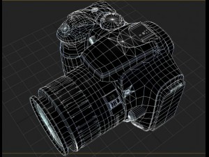 canon eos 300d 3D Модель