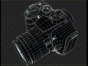 canon eos 300d 3D Model