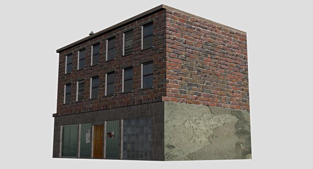 house building Modello 3D .c4d .max .obj .3ds .fbx .stl .blend 