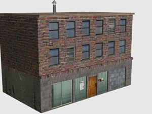 house building Modello 3D