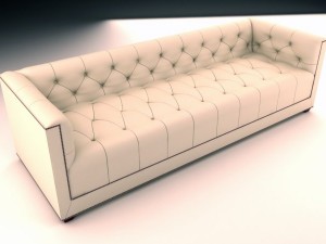 paris sofa Modello 3D