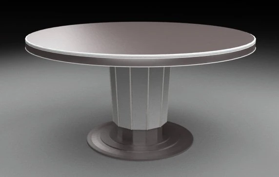 sutton round dining table 3D Model .c4d .max .obj .3ds .fbx .stl .blend 