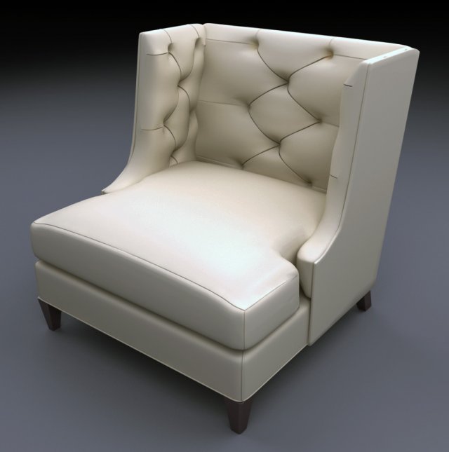 moderne wing chair Modelo 3D .c4d .max .obj .3ds .fbx .stl .blend 