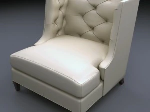 fauteuil à oreilles moderne Modèle 3D