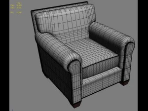 cinema club chair 3D Model