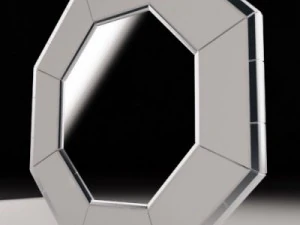 espelho octógono de joia Modelo 3D