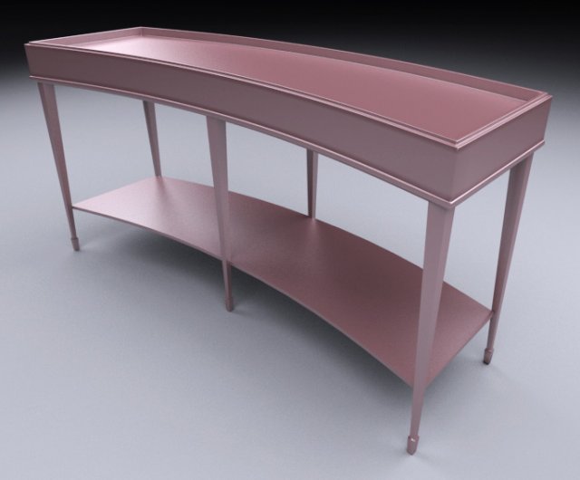 curved back sofa table Modello 3D .c4d .max .obj .3ds .fbx .stl .blend 