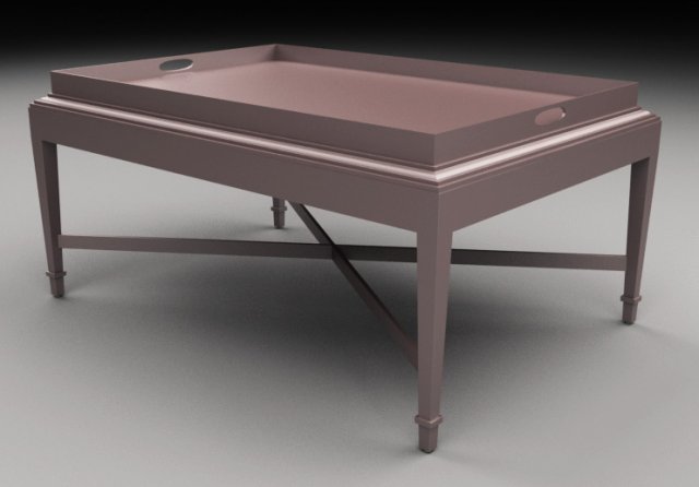 tray coffee table Modèle 3D .c4d .max .obj .3ds .fbx .stl .blend 