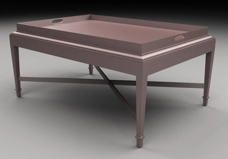 tray coffee table 3D Model .c4d .max .obj .3ds .fbx .stl .blend 