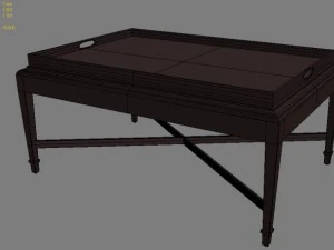 tray coffee table 3D Model