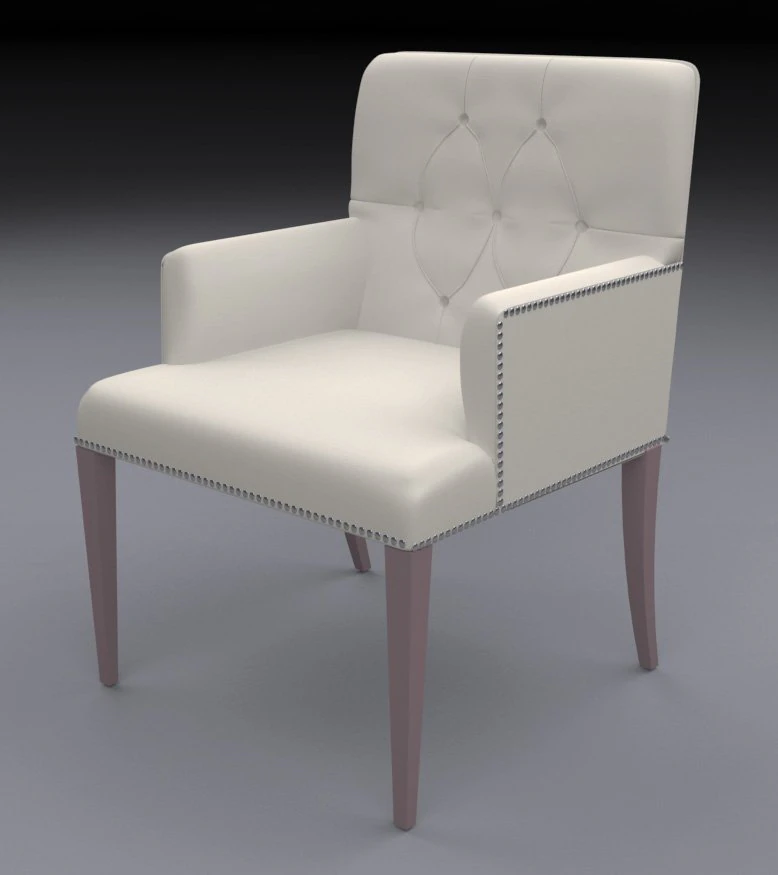 st germain arm chair 3D Model .c4d .max .obj .3ds .fbx .stl .blend 