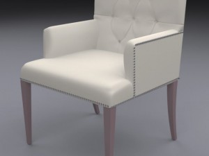 st germain arm chair Modello 3D
