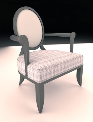 oval xback chair 3Dモデル .c4d .max .obj .3ds .fbx .stl .blend 