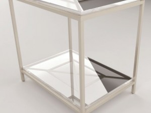 chippendale side table Modello 3D