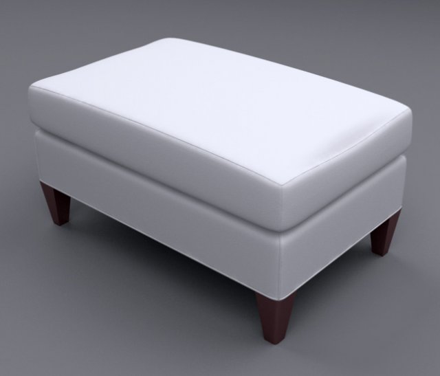 moderne ottoman 3D Model .c4d .max .obj .3ds .fbx .stl .blend 