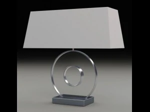candeeiro de mesa de disco Modelo 3D