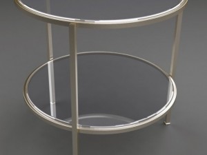 round end table Modello 3D