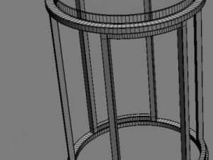 martini table Model 3D