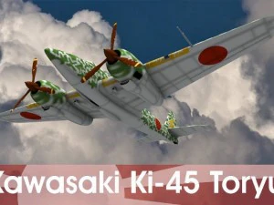 kawasaki ki45 toryu 3D Model