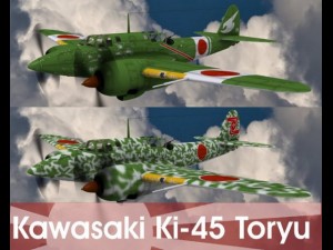 kawasaki ki45 toryu 3D मॉडल