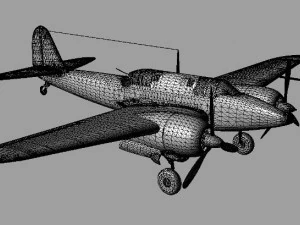 kawasaki ki45 toryu 3D Model
