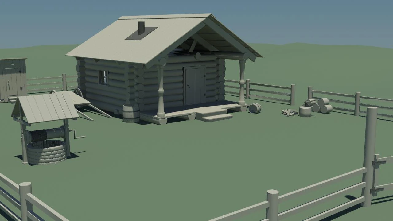 home 3D Model .c4d .max .obj .3ds .fbx .stl .blend 