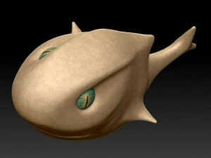 toon shark Modelo 3D