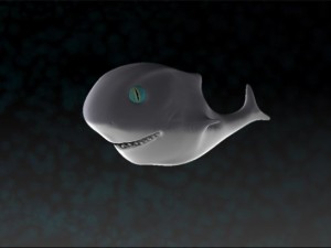 toon shark 3D Model