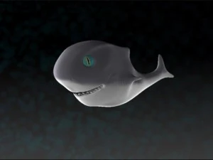 toon shark 3D Model