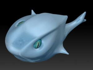 toon shark 3D Model