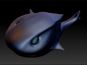 toon shark 3D Model
