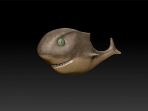 toon shark 3D Model