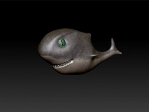 toon shark 3D Model