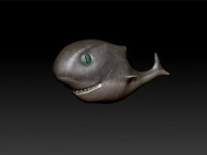 toon shark 3D Model