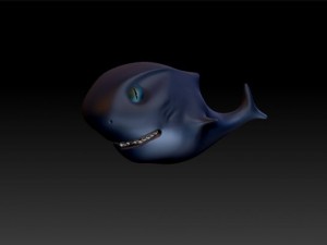 toon shark 3D Model