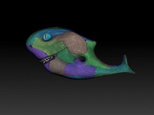 toon shark 3D Model