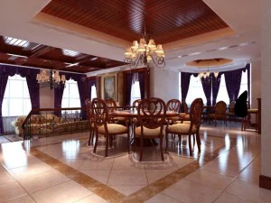 living  dining rooms 0013 3D Model