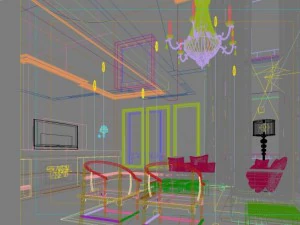 dining room 0009 3D Model