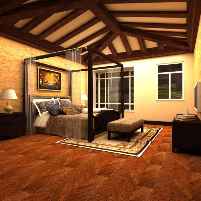 3d home 0016 Model 3D .c4d .max .obj .3ds .fbx .stl .blend 