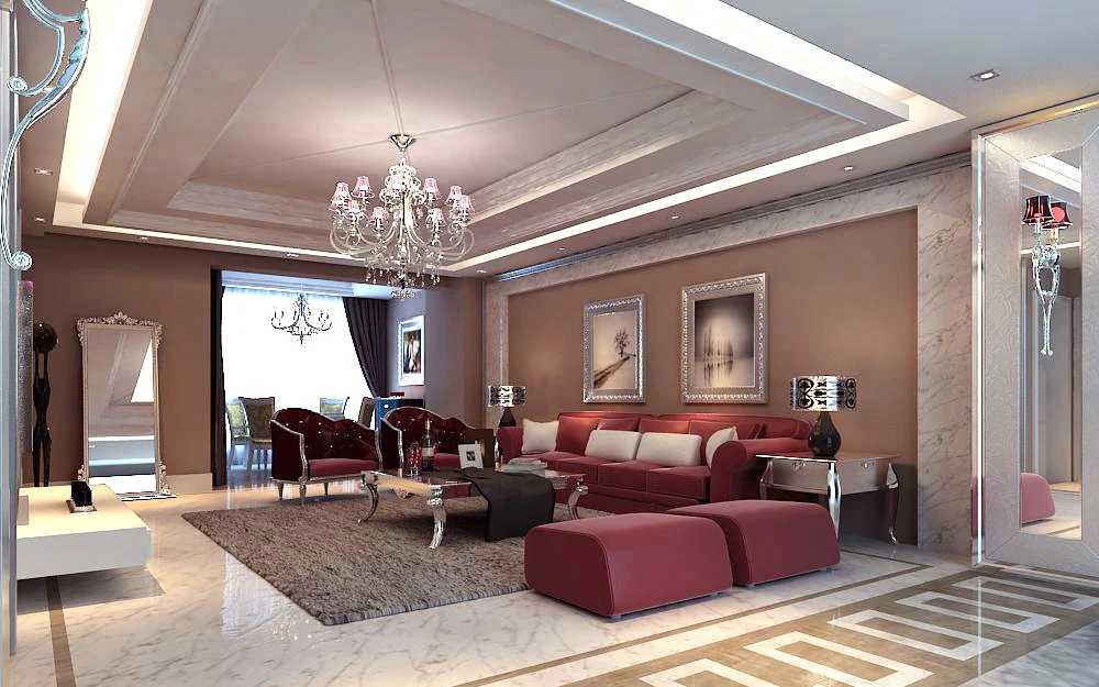 3 boyutlu ev 0025 3D Model .c4d .max .obj .3ds .fbx .stl .blend