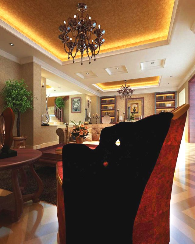 3d home 0040 3D Model .c4d .max .obj .3ds .fbx .stl .blend 