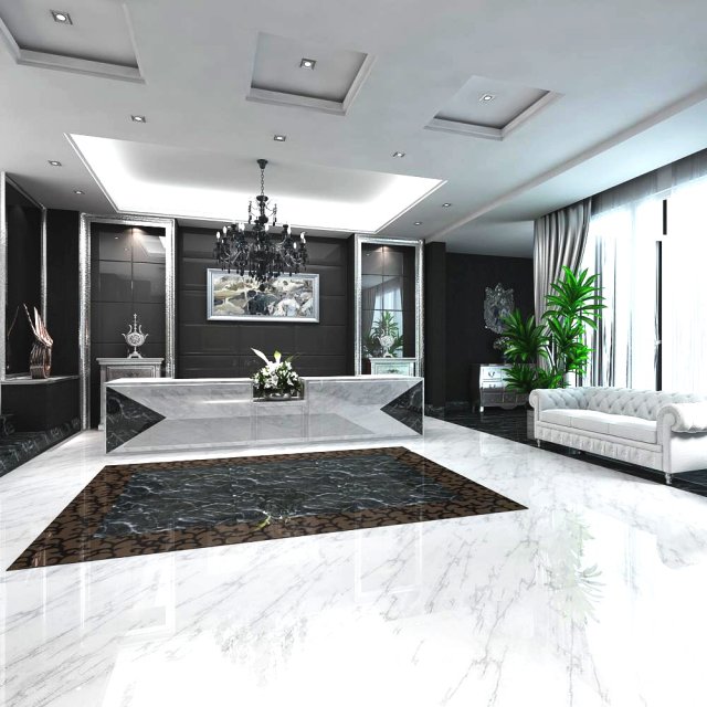 3d home 0045 3D Модель .c4d .max .obj .3ds .fbx .stl .blend 