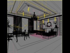3d home 0023 3D 모델