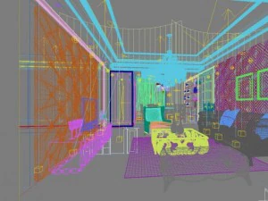 3d home 1020 3D Model