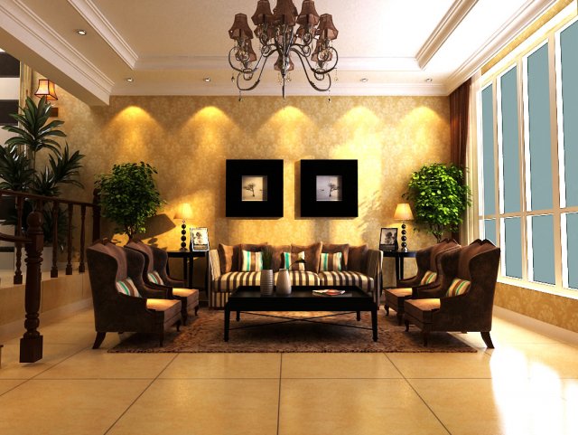 3d home 1032 3D Model .c4d .max .obj .3ds .fbx .stl .blend 