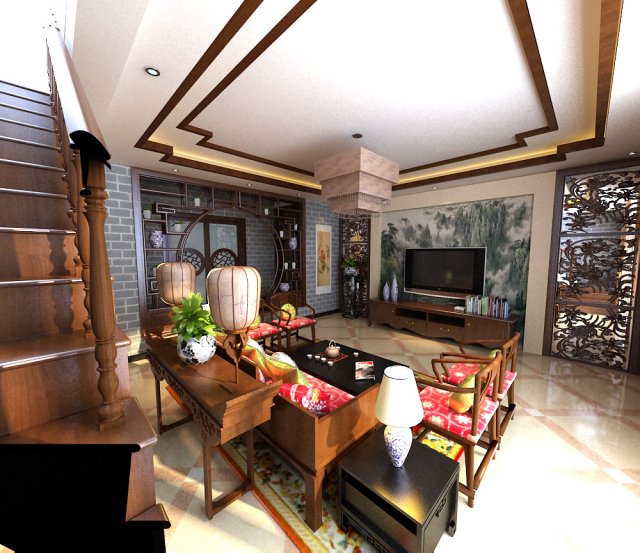 3d home 1034 3D Model .c4d .max .obj .3ds .fbx .stl .blend 