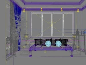 3D дом 1041 3D Модель