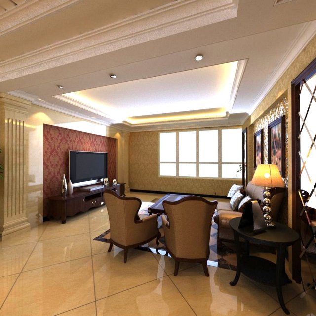 3d home 1050 3D मॉडल .c4d .max .obj .3ds .fbx .stl .blend